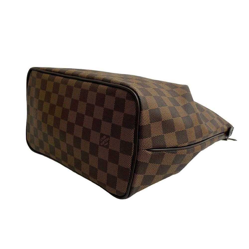 LOUIS VUITTON Brown Damier Leather Tote Bag - Picture 8 of 10